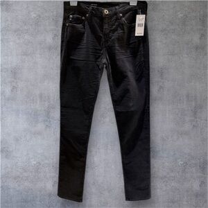 🆕 🏷️ AG Adriano Goldschmied Prima Women's Cigarette Leg Gray Corduroys